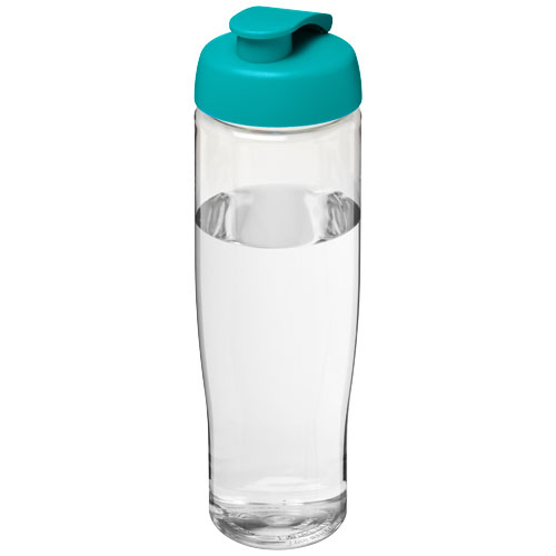 Bouteille de sport publicitaire 700ml H2O Active® Translucide et Bleu aqua